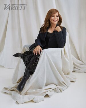 Rosie Perez Instagram - Thank you @variety! #powerofwomen 

Photography: @celestesloman 
Hair: @johnnylavoy 
Makeup: @karendupiche 
Styling: @stricola