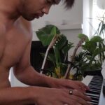 Ross Butler Instagram - I dont think I've ever posted me playing a classical piece, mainly bc I dont think there is interest for it and it is technically exhausting. But it's hot in LA and I haven't played classical since I was a kid. So here ya go. Shirtless Chopin. That's gotta ring to it. Nocturne op.9-2 by Frederic Chopin Venice Beach