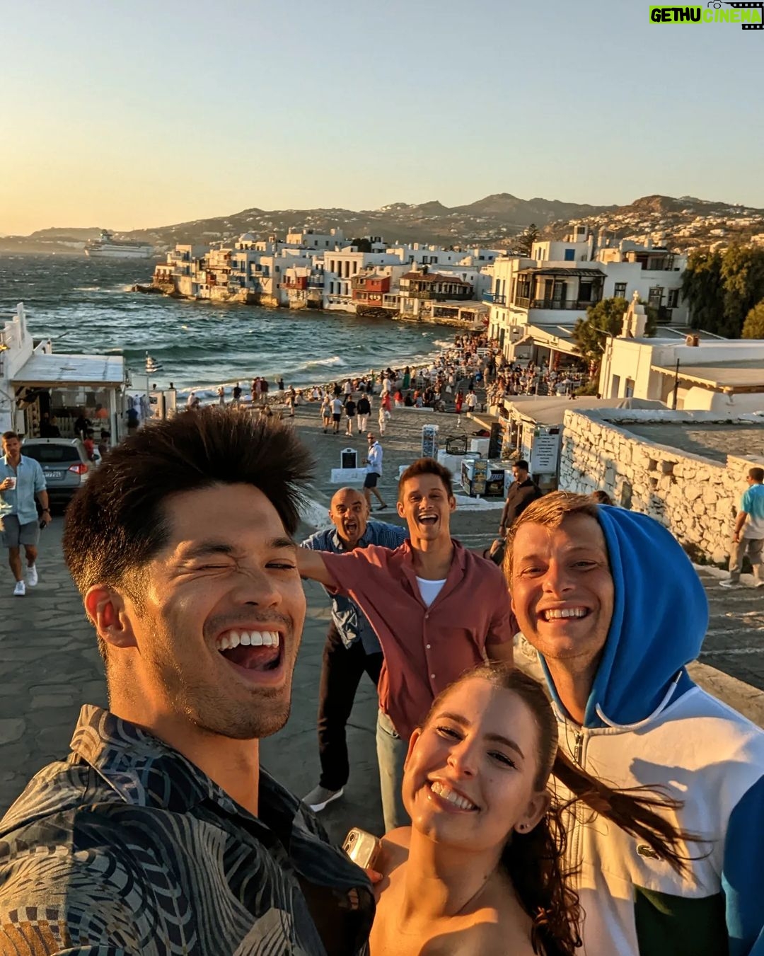 Ross Butler Instagram - stop #1: meeko nose Mykonos, Greece
