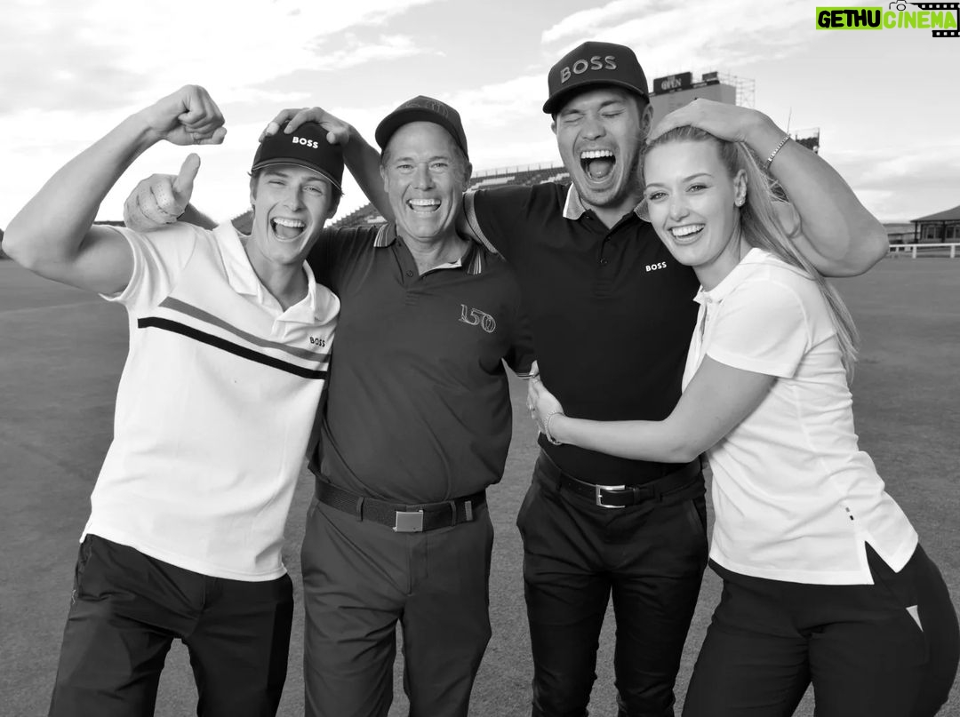 Ross Butler Instagram - Played golf at the oldest course in history with my @boss family. In other words, I drank some really good scotch and sucked at golf in front of the people who invented the sport at the oldest course in history. #BeYourOwnBOSS The Old Course, St Andrews.