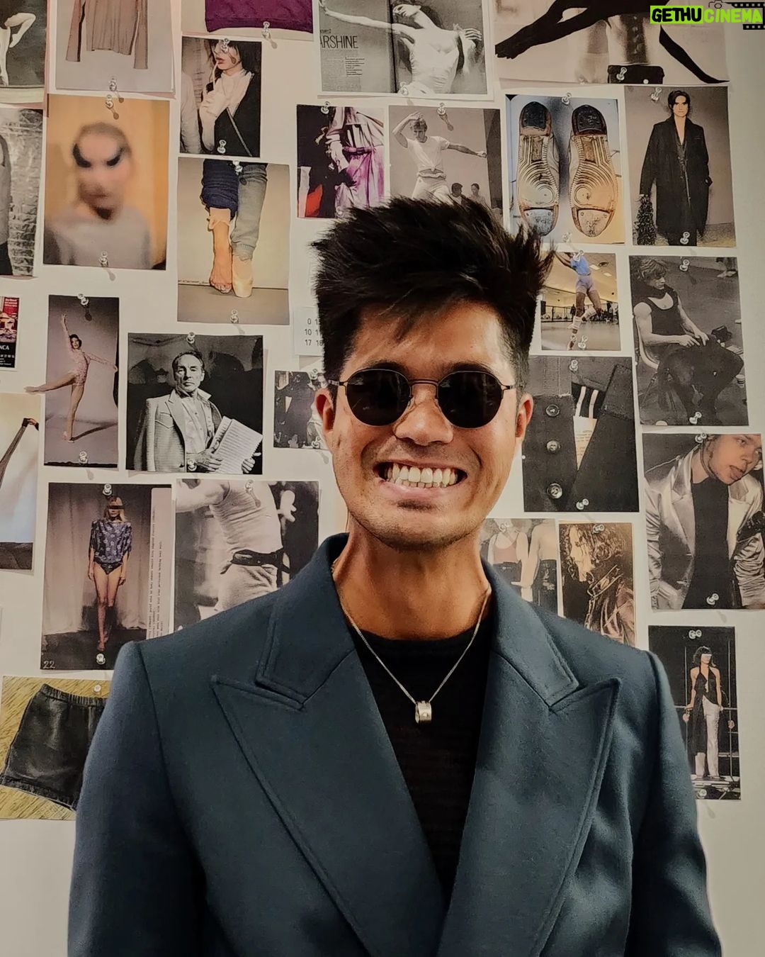 Ross Butler Instagram - to cheese or not to cheese? you tell me @mm6maisonmargiela Milan, Italy