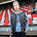 Ross Butler Instagram - First time in Milan and went to a baseball game with the @boss #BOSSxRussellAthletic