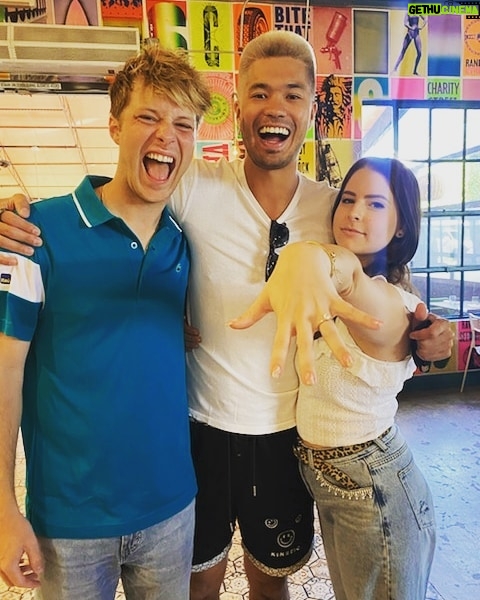 Ross Butler - 182.7K Likes - Tyler and Adri sittin in a tree, gettin M-A-R-R-I-E-D! Two of my favorite people of all time. I can't wait for you guys to adopt me as your child.