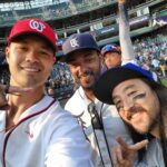 Ross Butler Instagram - Dream team. crazy album/movie collab soon. Not really but that would be nuts. Accepting pitches now. Pun intended. I'll stop. @mlb #CelebritySoftball