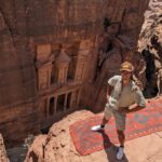 Ross Butler Instagram - Look at that rock! Day 1 Jordan: Petra Petra Archeological Park