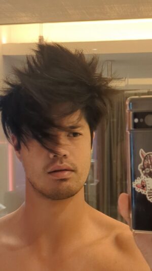 Ross Butler Instagram - this is my literal morning hair. my literal, anti gravity, mind of it's own, anime main character, little mermaid underwater CGI hair. I don't get it how it happens.