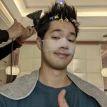 Ross Butler Instagram – went into 2022 with this cool ass jacket and cool hair and cool friend and then….