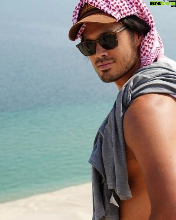 Ross Butler Instagram - What a ridiculous assortment of vibes. @mondrian_doha really knows how to keep things fresh, wild, and sandy. Mondrian Doha