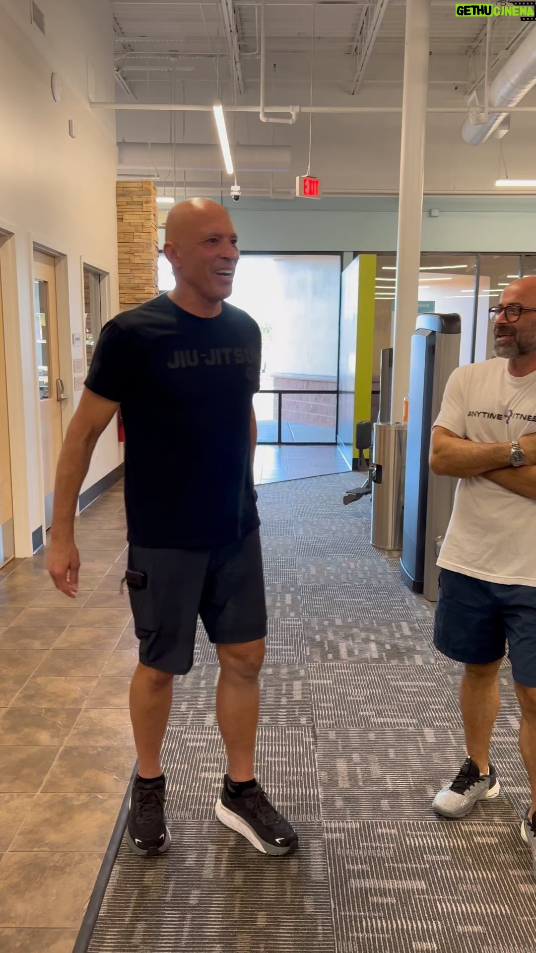 Royce Gracie Instagram - We have @realroyce & @missdynamite in the house. ❤️ Anytime Fitness