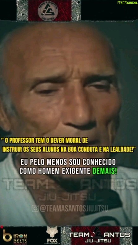 Royce Gracie Instagram - " O PROFESSOR TEM O DEVER MORAL DE INSTRUIR OS SEUS ALUNOS NA BOA CONDUTA E NA LEALDADE!" (GM HÉLIO GRACIE) @heliogracieoficial Neste corte o GM Hélio Gracie mostra O QUANTO é IMPORTANTE A FORMAÇÃO DA CONDUTA E LEALDADE ATRAVÉS DA PRÁTICA DO JIU-JITSU! (GM HÉLIO GRACIE) @heliogracieoficial "THE TEACHER HAS A MORAL DUTY TO INSTRUCT HIS STUDENTS IN GOOD CONDUCT AND LOYALTY!" In this cut, GM Helio Gracie shows HOW IMPORTANT IT IS TO FORM CONDUCT AND LOYALTY THROUGH THE PRACTICE OF JIU-JITSU! (GM HELIO GRACIE) @heliogracieoficial #Bjj #jiujitsu #ArteSuave #Honra #Respeito #Disciplina #Lealdade #DefesaPessoal #SelfDefense #Bushistrategy @realroyce @heliogracieoficial @renzograciebjj @renzograciebrasil @ralphgracie @ricksongraciejj @graciekore @rogergracie @kyragracie @canal.do.marinho Reposted from @teamasantosjiujitsu