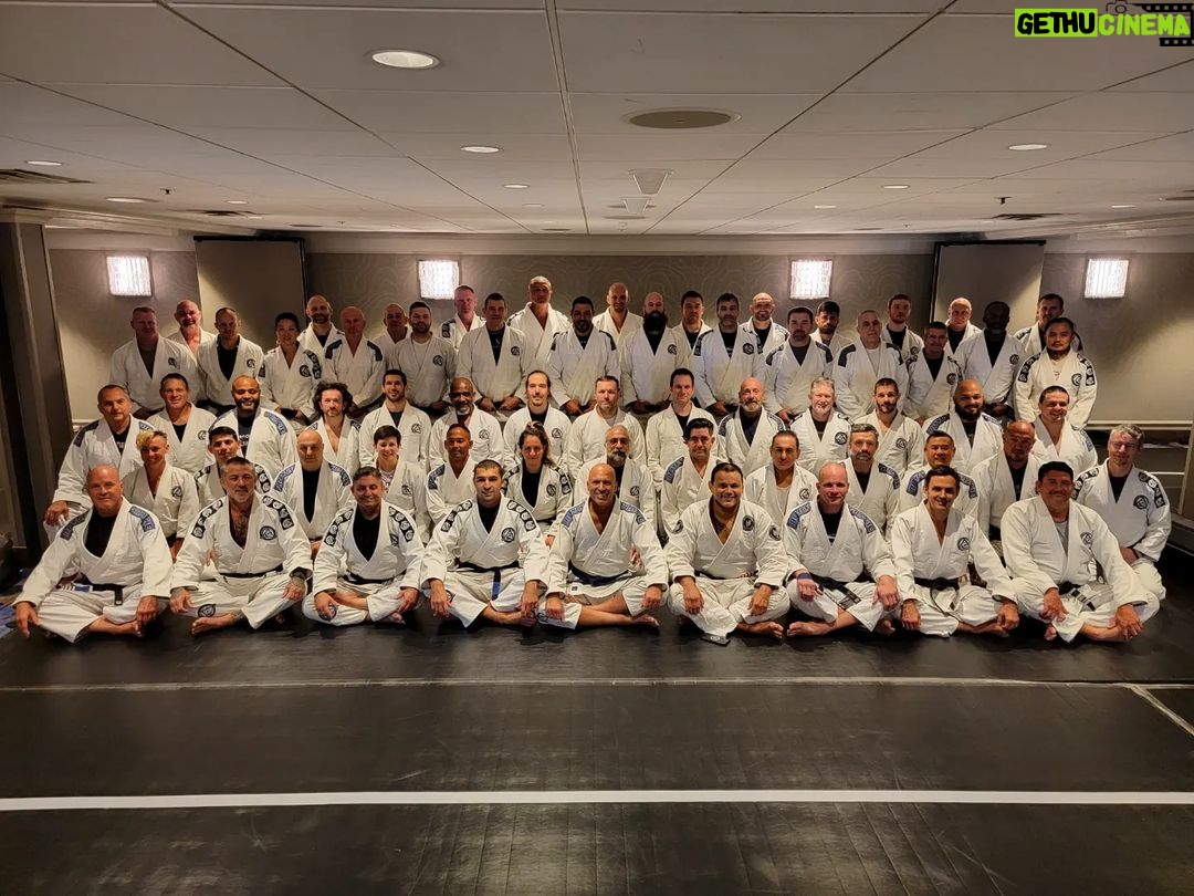 Royce Gracie Instagram - Day 3 of RGJJN gathering start with @fabriciocamoes and finish with @ramon_jbb #heliogracie #graciejiujitsu