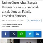 Ruben Onsu Instagram - Semoga bisa berguna untuk kalian yg mau punya product sendiri, dan bisa menambah lagi membuka lapangan pekerjaan baru buat banyak orang yaa 🤍 @bensinovasi.indonesia . yuk gabung dan join bareng ya di @bensinovasi.indonesia #rubenonsu #bensu #realbensu #justruben #jalani_nikmati_syukuri #janganlupabahagia #senyuminsja #rezekigakketuker