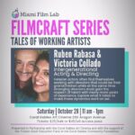 Ruben Rabasa Instagram - MIAMI! Come and see me this Saturday! Repost @miamifilmlab Music: @damavicke ・・・ Our next Filmcraft Series conversation will be with the legendary @rubenrabasa and @itsvickylin They will be discussing their careers and the challenges of working with intergenerational cast & crew. Learn what it is like being the young emerging director working with veteran actors twice your age and what it is like to take direction from someone young enough to be your grandchild! Join us Oct 28 at @gablescinema. Link for tickets in bio Thank you to the Tristarr Adult Education Fund at the @coralgablescf for making this series possible #miami #miamistories #miamifilmmakers #miamiartists #filmmakers #filmmaking #localfilms #localstories Miami, Florida