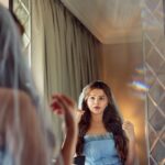 Rubina Dilaik Instagram - Unveiling the truth ain’t so pretty , but this gal proved otherwise ……… . . . Styled by @stylingbyvictor @sohail__mughal___ Outfit @geishadesignsresort Assisted by @janvijain123 Managed by @jiggz_zala1188