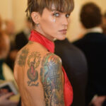 Ruby Rose Instagram - Thank you @tommyhilfiger for a wonderful night, an amazing gown and wonderful company. Xxx #MET #RubyRed