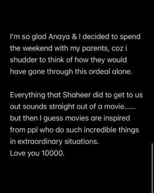 Ruchikaa Kapoor Instagram - One of the longest nights of our lives.