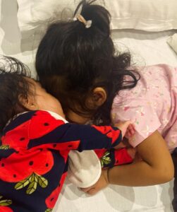 Ruchikaa Kapoor Instagram - The next best thing to having a sister is ___ nothing actually. Nothing compares. Two peas in a pod. Anaya and Kudrat
