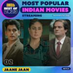 Ruchikaa Kapoor Instagram - Lust, Jaane Jaan, Mission Majnu, Chor Nikal Ke Bhaaga & Kathal make it to the Most Popular Indian (Original) Movies Streaming 🎥 🍿 So glad we could entertain and excite our audiences ! 🙏🏻❤️🌟 @monika__shergill @chetansjhawar @ameetdhanwani @sheetalddeshmukh @anirban092 Congratulations to the creative forces behind these films … it’s been amazing partnering with you all!! @ektarkapoor @guneetmonga @achinjain20 @ashidua @pashanjal @man_on_ledge @maddockfilms @pvijan @sujoyghoshofficial @iamitrsharma @konkona #Balki @amarkaushik @jayshewakramani @akshaipuri 🥂To many more exciting times ahead … ❤️🙏🏻🎥 @imdb_in @netflix_in #IMDBbestof2023 #Films #NetflixOriginals