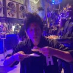 Rudy Mancuso Instagram - Such a blast seeing Jack Harlow #withAmex during Member Week. Checked out Jack’s favorite bites, drinks & got custom merch. @americanexpress #ad #AmexAmbassador Terms Apply