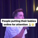 Russell Kane Instagram - People putting their babies online for attention 👨‍🍼🙄 * disclaimer for the pathetically-easily triggered: this is a joke. Repeat this is a joke. – And I’m certainly not joking about people who only have closed and small social media profiles.