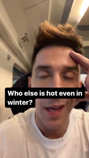 Russell Kane Instagram - Who else is hot even in winter?