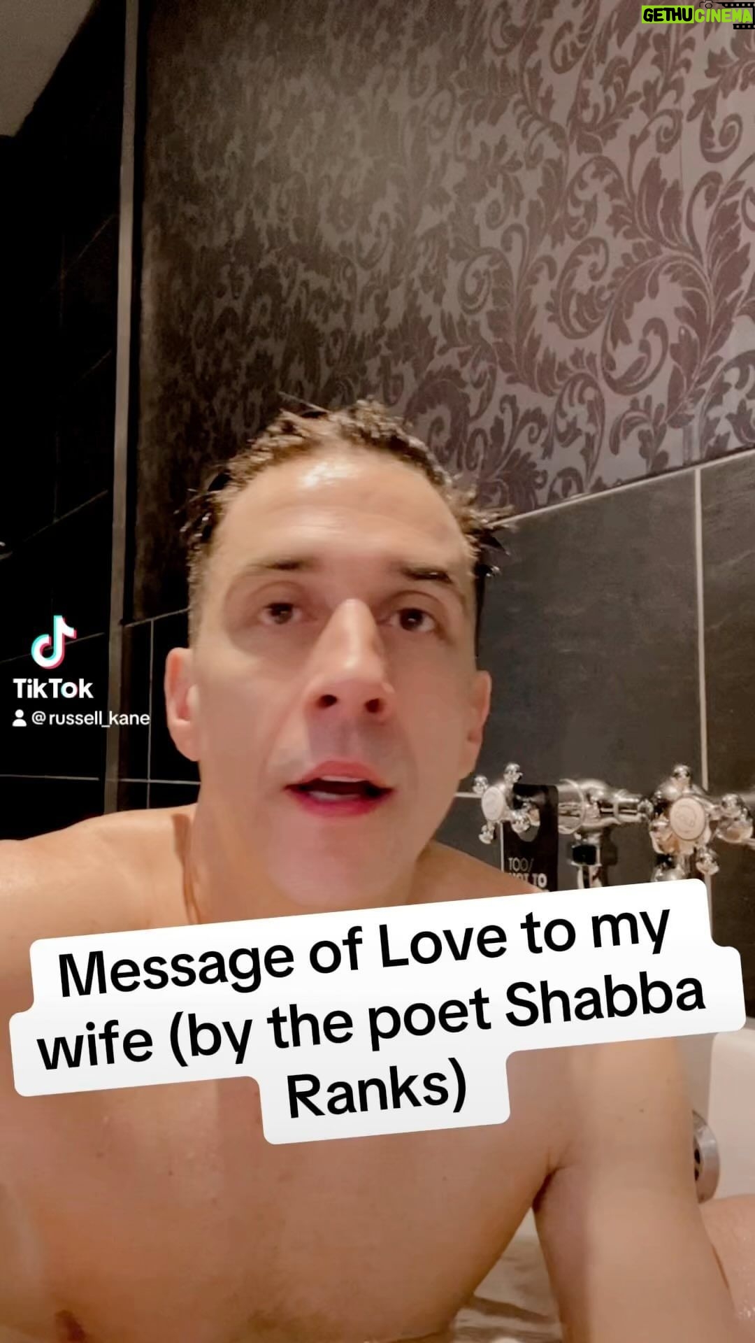 Russell Kane Instagram - Message of Love to my wife (by the poet Shabba Ranks)