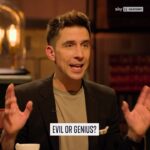 Russell Kane Instagram – The jury is assembled, and the truth bombs ready for national symbol of the war, Winston Churchill. Now we can finally decide, was he evil… or genius? 
 
#EvilGenius 😈 💡 with @russell_kane starts Tonight 9pm on Sky HISTORY.