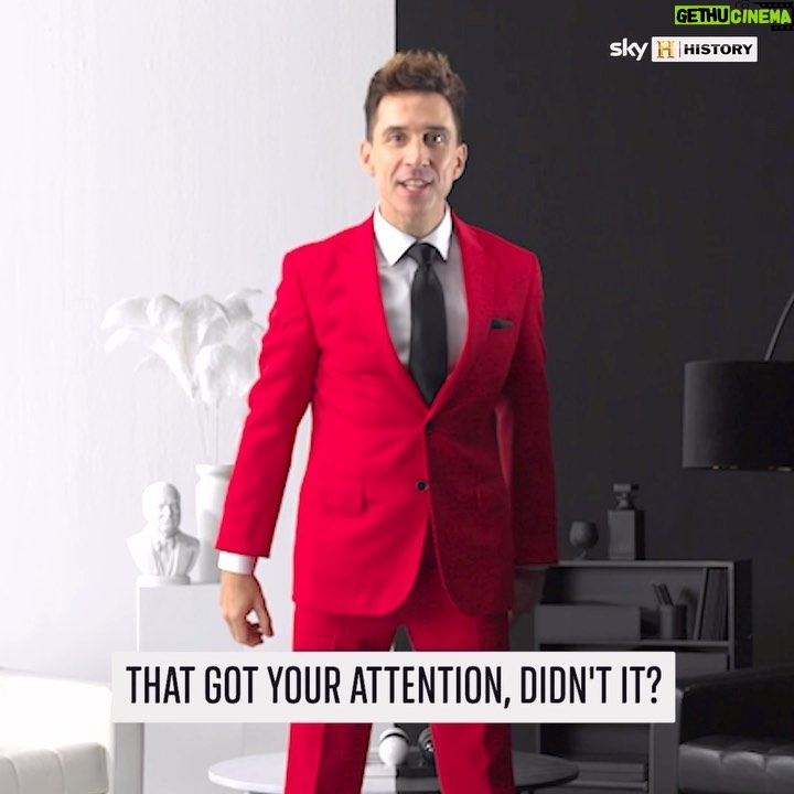 Russell Kane Instagram - The jury is out on Winston Churchill, Coco Chanel and other famous faces from history as @russell_kane and his celebrity panel debate and decide if they were evil… or genius. #EvilGenius 😈 💡 starts Monday 20 November at 9pm on Sky HISTORY.