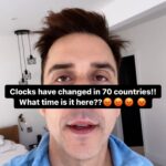 Russell Kane Instagram - Clocks have changed in 70 countries!! What time is it here??😡😡😡