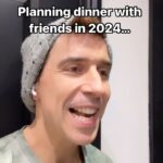 Russell Kane Instagram - Planning dinner with friends in 2024….