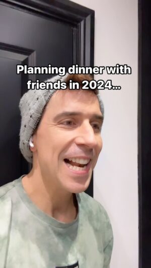 Russell Kane Instagram - Planning dinner with friends in 2024….