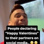 Russell Kane Instagram - People declaring “Happy Valentines” to their partners on social media.. 🙄🙄 #valentines