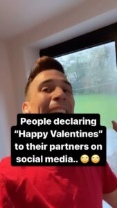 Russell Kane Instagram - People declaring “Happy Valentines” to their partners on social media.. 🙄🙄 #valentines