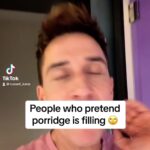 Russell Kane Instagram – People who pretend porridge is filling 🙄#oatmeal #lies