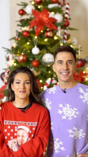 Russell Kane Instagram - We wanted to wish you all a Merry Christmas and thank you for your support throughout 2023! Our first year in business and we are over the moon to have so many #JOLTERS on this journey with us 💛

This took way longer to film than it should, Russell makes it look way easier than reality and we think you’ll enjoy the bloopers 🥹 

#healthspan #christmaswishes #longevity