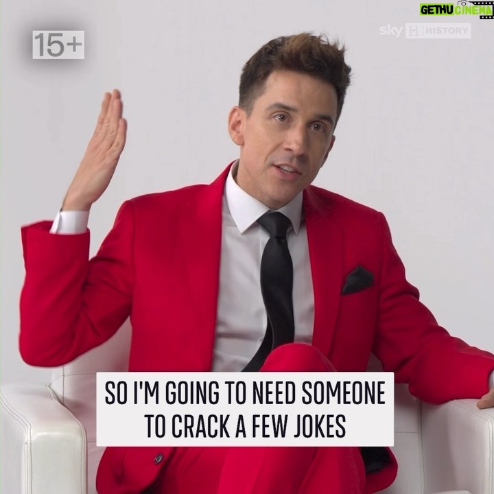 Russell Kane Instagram - A Hollywood comedy legend and vital voice on civil rights make the perfect final dinner guest for @russell_kane. If you missed #EvilGenius π π‘ on Sky HISTORY, all episodes are available now On Demand.