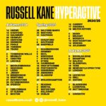 Russell Kane Instagram - HyperActive Tour Dates September 2024 to December 2025. Will be adding more... and playing two or three nights in some of these brilliant places. Can’t wait to see you! Follow link in bio for more info.... https://www.russellkane.co.uk/tour-dates/
