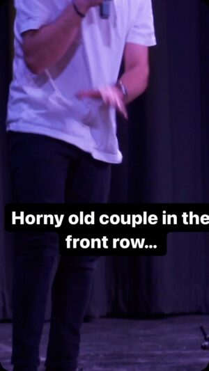 Russell Kane Instagram - Horny old couple in the front row…