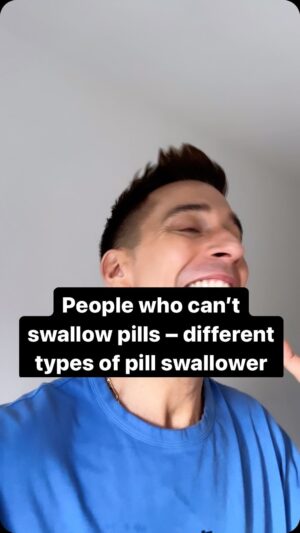 Russell Kane Instagram - People who can’t swallow pills – different types of pills swallower