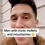 Russell Kane Instagram – Men with ironic mullets and moustaches 🤔