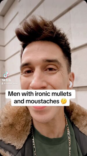 Russell Kane Instagram - Men with ironic mullets and moustaches 🤔