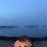 Russell T Davies Instagram - A Swansea evening Mumbles