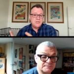 Russell T Davies Instagram - In conversation with Jonathan Harvey for the 30th anniversary production of Beautiful Thing. Literally the @heartstopper of its day. Go to @stratford_east and follow the link in the bio to hear us two pontificating! Oh the gossip that was cut! I adore @jojeharvey, he is brilliant and kind and a lion of the community ♥️ Beautiful thing
