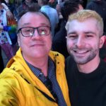Russell T Davies Instagram - Pride with @willbelshah 🌈 Manchester