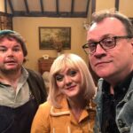 Russell T Davies Instagram - TONIGHT on Nolly, ITV 9pm, Benny and Miss Diane have to cope with a mysterious intruder 😳 @lloydgriffith @thechloeharris @itv @itvxofficial @quaystreetproductions ♥️