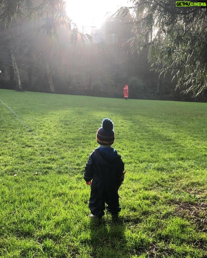 Russell T Davies Instagram - When my great-nephew Finn saw Santa ♥️