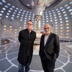 Russell T Davies Instagram - TOMORROW, BBC One, Imagine, 1040pm, 75 minutes of me! Dear God. But you’ll see sets and monsters from the 2024 season. Thanks to @ayentob1 and the lovely Imagine team for a really great time, what an honour. PICTURED: Romana (l, r) began to worry about this bigeneration lark 🤔