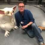 Russell T Davies Instagram - TONIGHT! The Star Beast (pictured, left) arrives on BBC One and WORLDWIDE on Disney+ ♥️♥️➕🟦 @bbcdoctorwho @disneyplus @bbcone @bbciplayer @bad_wolf_tv Bad Wolf Studios