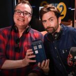 Russell T Davies Instagram - The Doctor Who roadshow continues! Such a laugh with @zoetheball this morning! ♥️ @bbcradio2 Radio 2