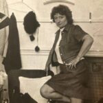 Russell T Davies Instagram - Someone found an old photo of my mum and left it for me at the local coffee shop @microlot_ ♥️ Barbara Davies! Xxx Townhill, Swansea